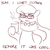 Size: 500x500 | Tagged: safe, artist:balooga, octavia melody, earth pony, pony, g4, before it was cool, clothes, coffee, female, glasses, hipster, monochrome, scarf, solo, text