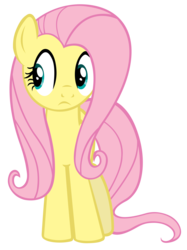 Size: 1600x2144 | Tagged: safe, artist:craftybrony, fluttershy, pegasus, pony, g4, female, mare, simple background, solo, transparent background, vector