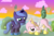 Size: 1500x1000 | Tagged: safe, artist:atomic-chinchilla, princess celestia, princess luna, pony, pony pov series, g4, cewestia, crown, filly, jewelry, pink-mane celestia, s1 luna, woona, young, young celestia, young luna, younger