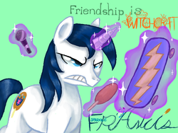 Size: 680x512 | Tagged: safe, shining armor, friendship is witchcraft, g4, corndog, foaly matripony, francis sparkle