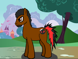 Size: 1072x814 | Tagged: safe, artist:gloverboy21, oc, oc only, pony, angry, dark, male, stallion