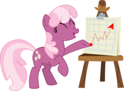 Size: 1949x1443 | Tagged: safe, artist:dash1e, cheerilee, earth pony, pony, g4, ^^, chart, charts and graphs, clipboard, eyes closed, female, happy, line go up, mare, simple background, solo, transparent background