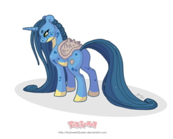 Size: 1024x825 | Tagged: safe, artist:almairis, lapras, butt, female, hair physics, long mane, mane physics, mare, plot, pokémon, ponified, ponymon, shell, simple background, solo, transparent background