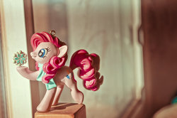 Size: 900x596 | Tagged: safe, artist:zarryberry, pinkie pie, g4, irl, ornament, photo, toy