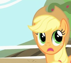 Size: 400x357 | Tagged: safe, screencap, applejack, earth pony, pony, g4, female, mare, solo