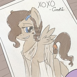 Size: 1000x1000 | Tagged: safe, oc, oc only, oc:cookie dough, oc:cookie dough (trottingham), pony, solo