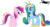 Size: 780x427 | Tagged: safe, artist:andreamelody, princess cadance, rainbow dash, alicorn, pegasus, pony, g4, alicornified, concave belly, duo, female, height difference, hilarious in hindsight, mare, palette swap, pegasus cadance, physique difference, race swap, rainbowcorn, recolor, role reversal, simple background, slender, thin, transparent background, vector