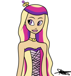 Size: 685x742 | Tagged: safe, artist:andreamelody, princess cadance, human, g4, female, humanized, simple background, skinny, solo, thin, transparent background, vector