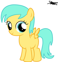 Size: 863x926 | Tagged: safe, artist:andreamelody, sunshower raindrops, pony, g4, female, filly, simple background, smiling, solo, transparent background, vector