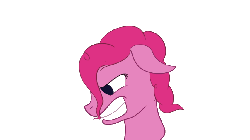 Size: 853x480 | Tagged: safe, artist:pikapetey, pinkie pie, earth pony, pony, g4, angry, animated, female, floppy ears, frame by frame, mare