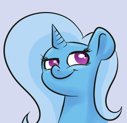 Size: 517x505 | Tagged: safe, artist:wizardski, trixie, g4, smiling