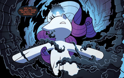Size: 901x569 | Tagged: safe, idw, official comic, rarity, pony, g4, spoiler:comic, solo