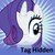 Size: 250x250 | Tagged: safe, rarity, pony, unicorn, g4, female, mare, meta, solo, spoilered image joke, tag hidden