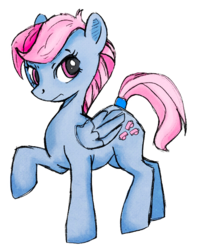 Size: 474x600 | Tagged: safe, artist:dbkit, wind whistler, pegasus, pony, g1, g4, g1 to g4, generation leap, simple background, solo, transparent background