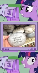 Size: 266x512 | Tagged: safe, twilight sparkle, g4, exploitable meme, paradox, tv meme