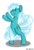 Size: 395x581 | Tagged: safe, artist:aa, oc, oc only, oc:swiffer, earth pony, pony, bipedal, eyes closed, ponified, solo