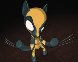 Size: 1053x842 | Tagged: safe, artist:gibbo18, crossover, ponified, wolverine, x-men