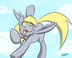 Size: 783x626 | Tagged: safe, artist:slypon, derpy hooves, pegasus, pony, g4, female, mare