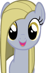 Size: 720x1122 | Tagged: safe, derpy hooves, pegasus, pony, g4, derpamena, female, mare, recolor, simple background, solo, transparent background, underp