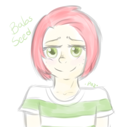 Size: 600x600 | Tagged: safe, artist:pazmercury, babs seed, human, g4, humanized