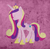 Size: 1372x1333 | Tagged: safe, artist:rin, princess cadance, alicorn, pony, g4, cutie mark, faceless ponies, no face