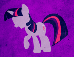 Size: 600x466 | Tagged: safe, artist:rin, twilight sparkle, g4, cutie mark, faceless ponies, no face