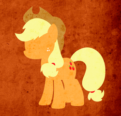 Size: 600x575 | Tagged: safe, artist:rin, applejack, g4, cutie mark, faceless ponies, no face