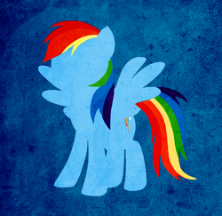 Size: 600x584 | Tagged: safe, artist:rin, rainbow dash, g4, cutie mark, faceless ponies, no face