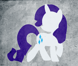 Size: 600x506 | Tagged: safe, artist:rin, rarity, g4, cutie mark, faceless ponies, no face