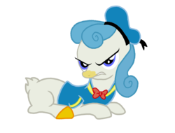 Size: 1568x1193 | Tagged: safe, artist:jousan, disney, donald duck, ponified, rule 63, solo