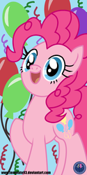 Size: 1000x2000 | Tagged: safe, artist:template93, pinkie pie, g4, balloon, female, solo