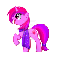 Size: 900x900 | Tagged: safe, artist:maplesunrise, oc, oc only, pony, unicorn, clothes, scarf, solo