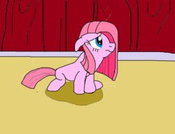 Size: 1093x833 | Tagged: safe, artist:sylis1232, pinkie pie, g4, party of one, digital art, pinkamena diane pie, scene interpretation