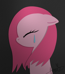 Size: 653x749 | Tagged: safe, artist:maplesunrise, pinkie pie, g4, crying, felt, female, pinkamena diane pie, solo