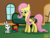 Size: 1950x1469 | Tagged: safe, artist:xylophon, angel bunny, fluttershy, g4, box, cereal, couch, trix