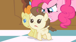 Size: 1280x720 | Tagged: safe, screencap, pinkie pie, pound cake, pumpkin cake, baby cakes, g4