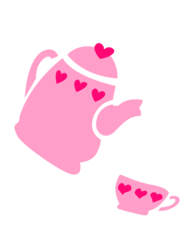 Size: 2400x3200 | Tagged: safe, artist:tinrobo, baby crumpet, g1, cup, cutie mark, cutie mark only, heart, no pony, simple background, teapot, transparent background, vector