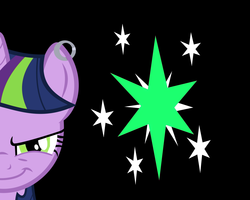 Size: 1280x1024 | Tagged: safe, artist:sandperv, twilight sparkle, g4, earring, piercing, smiling, smirk, wallpaper