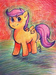 Size: 716x960 | Tagged: safe, artist:mosaicsplash, scootaloo, g4, traditional art