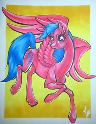 Size: 586x760 | Tagged: safe, artist:angelicaannblack, firefly, g1, traditional art