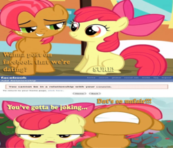 Size: 1400x1200 | Tagged: safe, apple bloom, babs seed, g4, fanfic, in-joke, pen pals