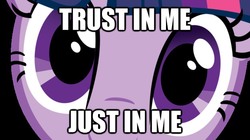 Size: 625x350 | Tagged: safe, twilight sparkle, g4, eyes, hypnosis, meme, movie quote, the jungle book