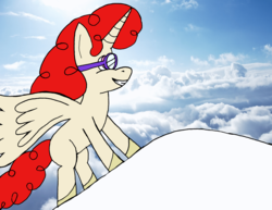 Size: 3300x2550 | Tagged: artist needed, safe, twist, alicorn, pony, g4, glasses, twisticorn