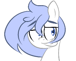 Size: 500x400 | Tagged: safe, artist:penguinpotential, oc, oc only, oc:frigid drift, animated, eyebrow wiggle