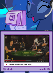 Size: 563x769 | Tagged: safe, princess luna, gamer luna, g4, exploitable meme, tv meme