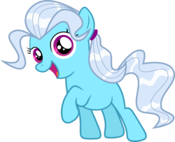 Size: 2336x1900 | Tagged: safe, artist:jaybugjimmies, screw loose, earth pony, pony, g4, female, filly, ponytail, simple background, transparent background, vector