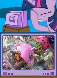 Size: 562x771 | Tagged: safe, twilight sparkle, g4, exploitable meme, facehoof, helmet, krash, tv meme, wat