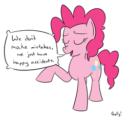 Size: 1013x925 | Tagged: safe, artist:rapidstrike, pinkie pie, g4, bob ross, quote