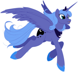 Size: 3369x3095 | Tagged: safe, artist:trunksi, princess luna, g4, female, high res, s1 luna, simple background, solo