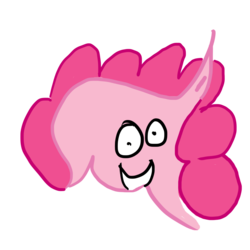 Size: 1187x1187 | Tagged: safe, pinkie pie, g4, ms paint, stylistic suck, wat